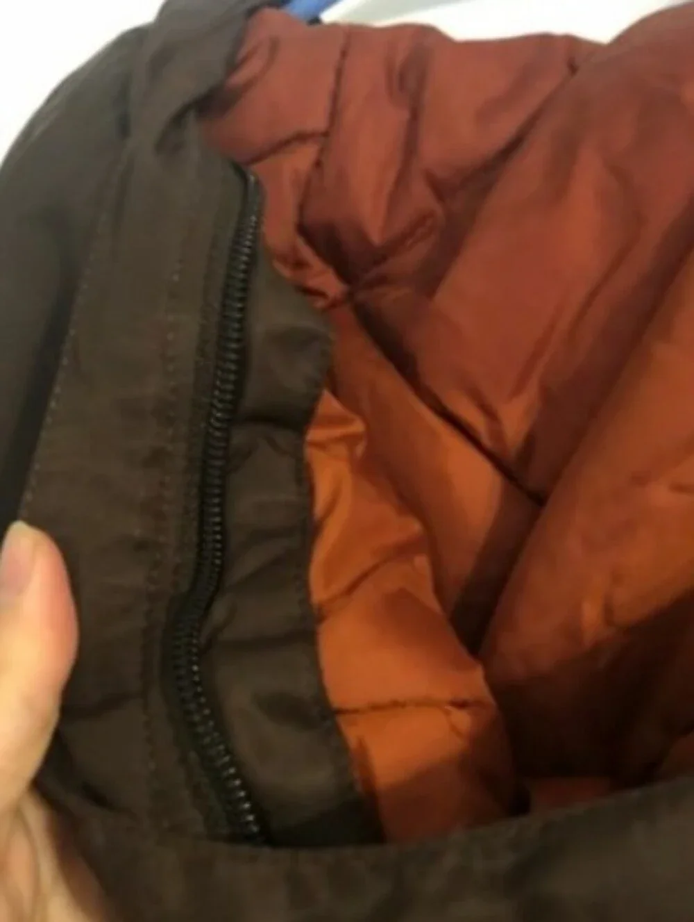 2000s The North Face Mens Brown Hooded Jacket Sz M
